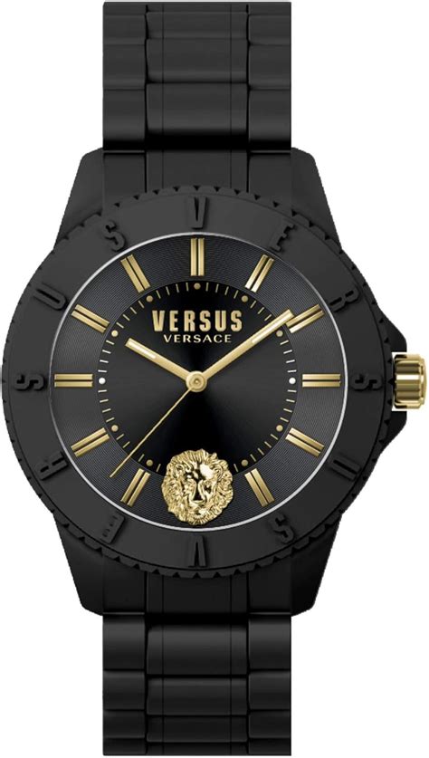 versus versace uhr watch uvp 210 black lion|versus Versace watch price.